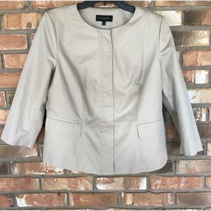 Talbots Women’s Tan Blazer Jacket     12